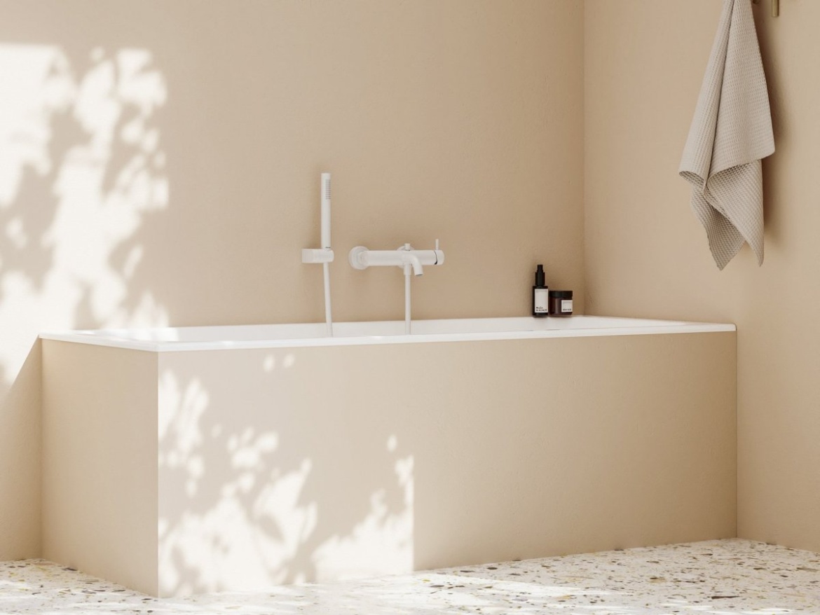 Ravak ES 022.60RGB Vaňová nástenná batéria bez sprchového setu, Rose Gold Brushed