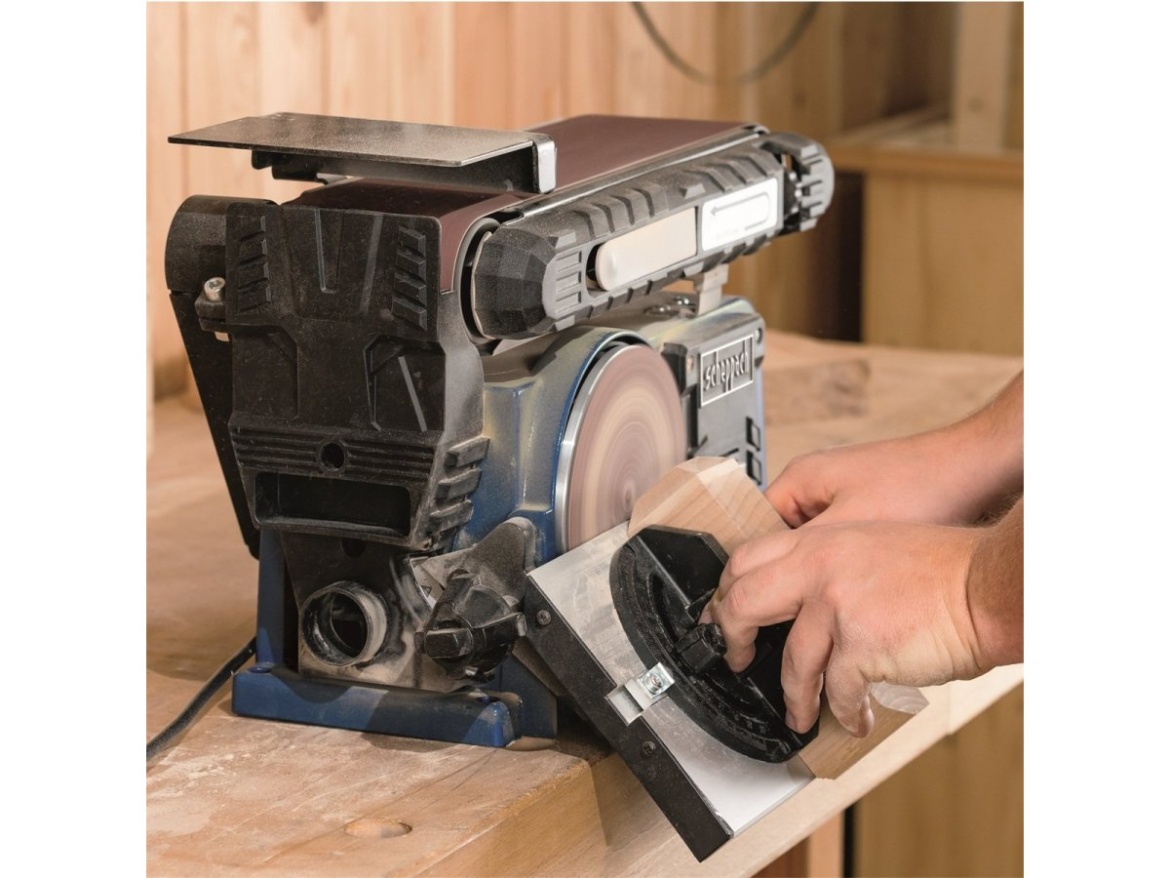 Multifunkční pásová a čelní bruska Scheppach BTS 900