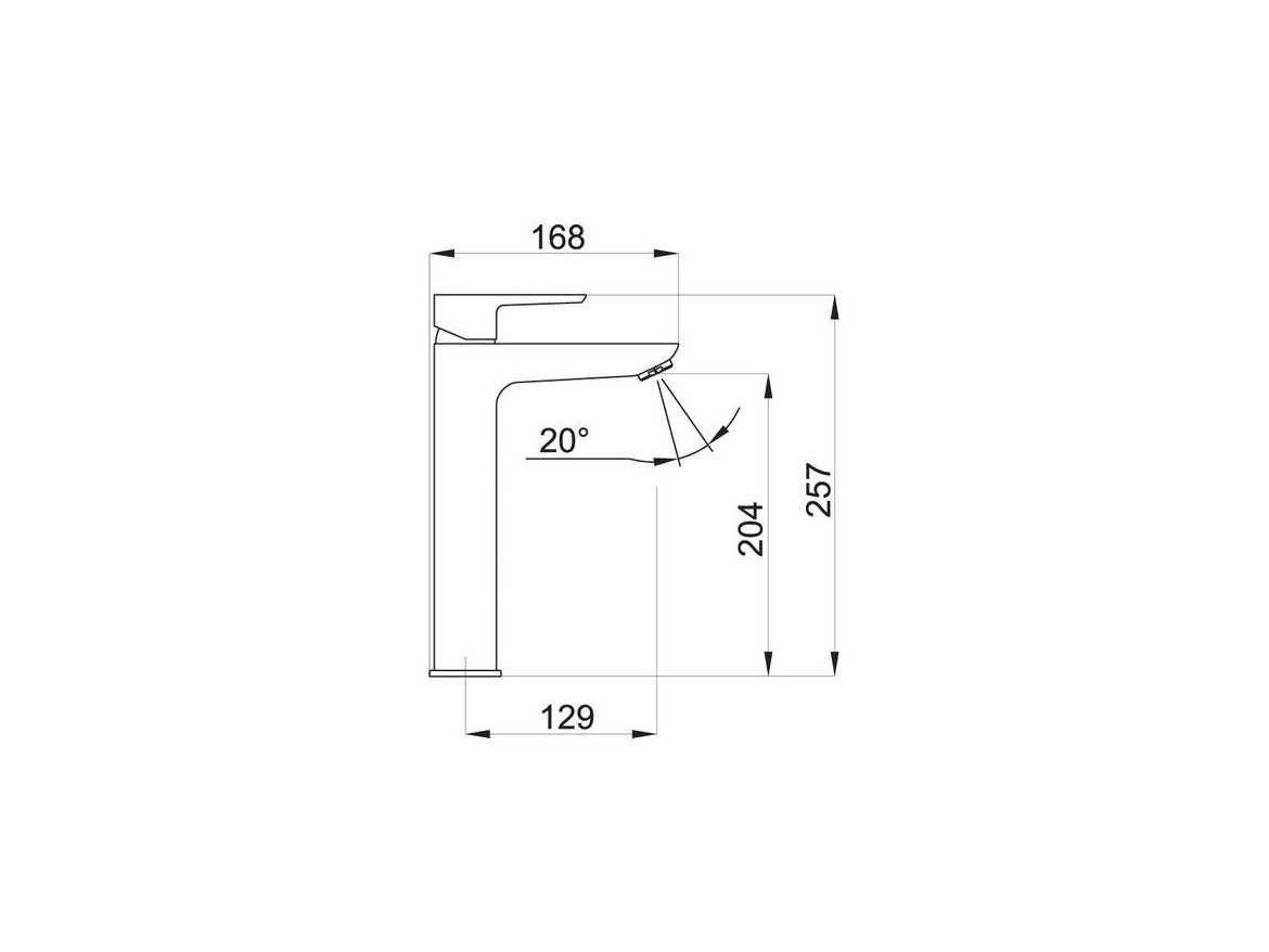 Novaservis Umyvadlová baterie Metalia 58, černá/mat, stojánková, bez výpusti,  58501/1,5