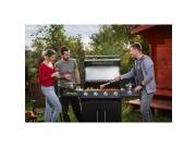 Luxus gázgrill 24 kW hat égővel és egy oldaltűzhellyel Riwall PRO RGG 61 EXL