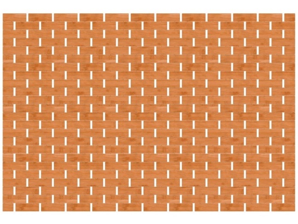 Bambusový nábytek Schütte Bambusová koupelnová předložka, 500 x 700 mm (TE-BA02)