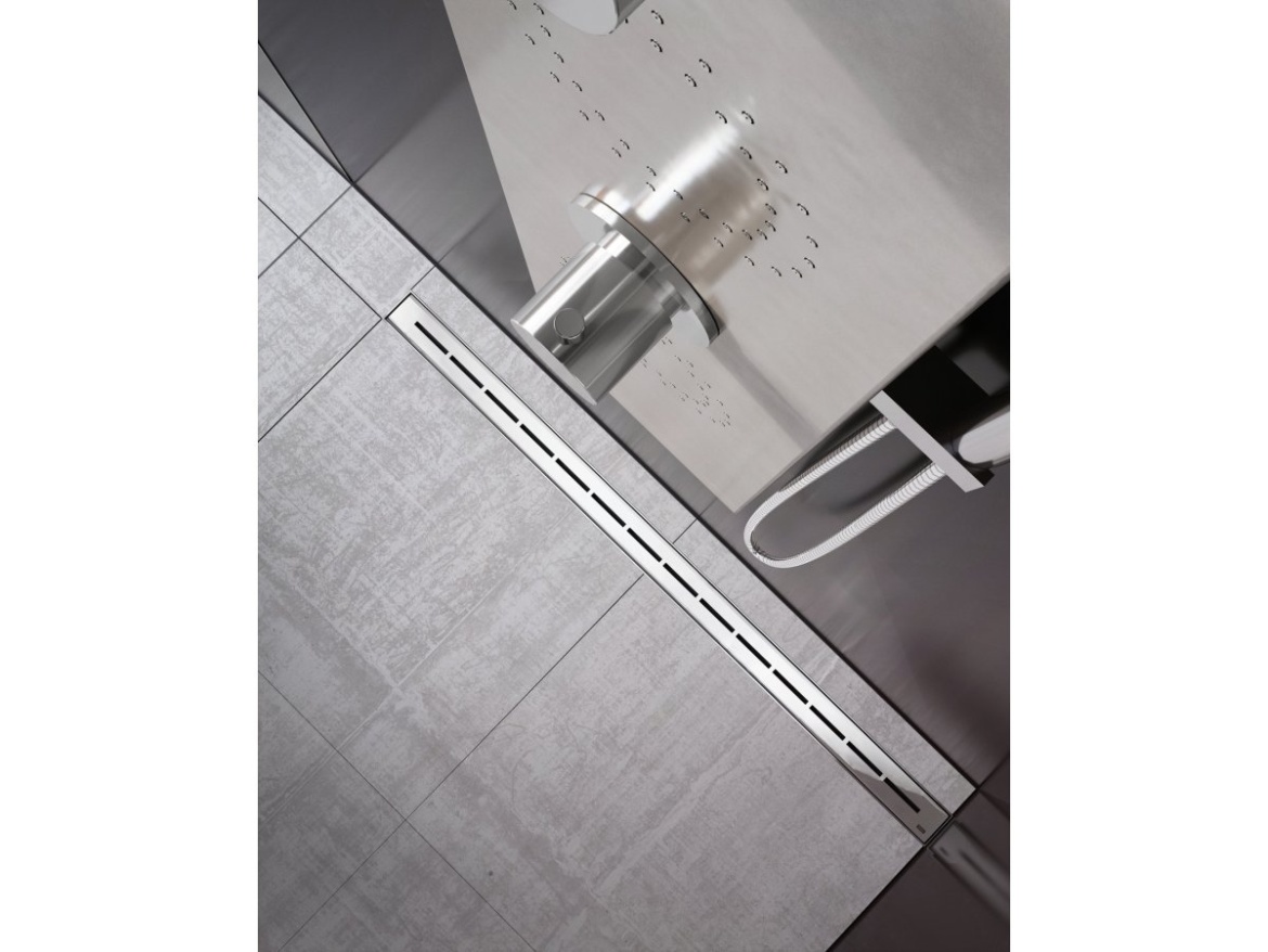 Ravak Odtokový žlab Runway 75, černá