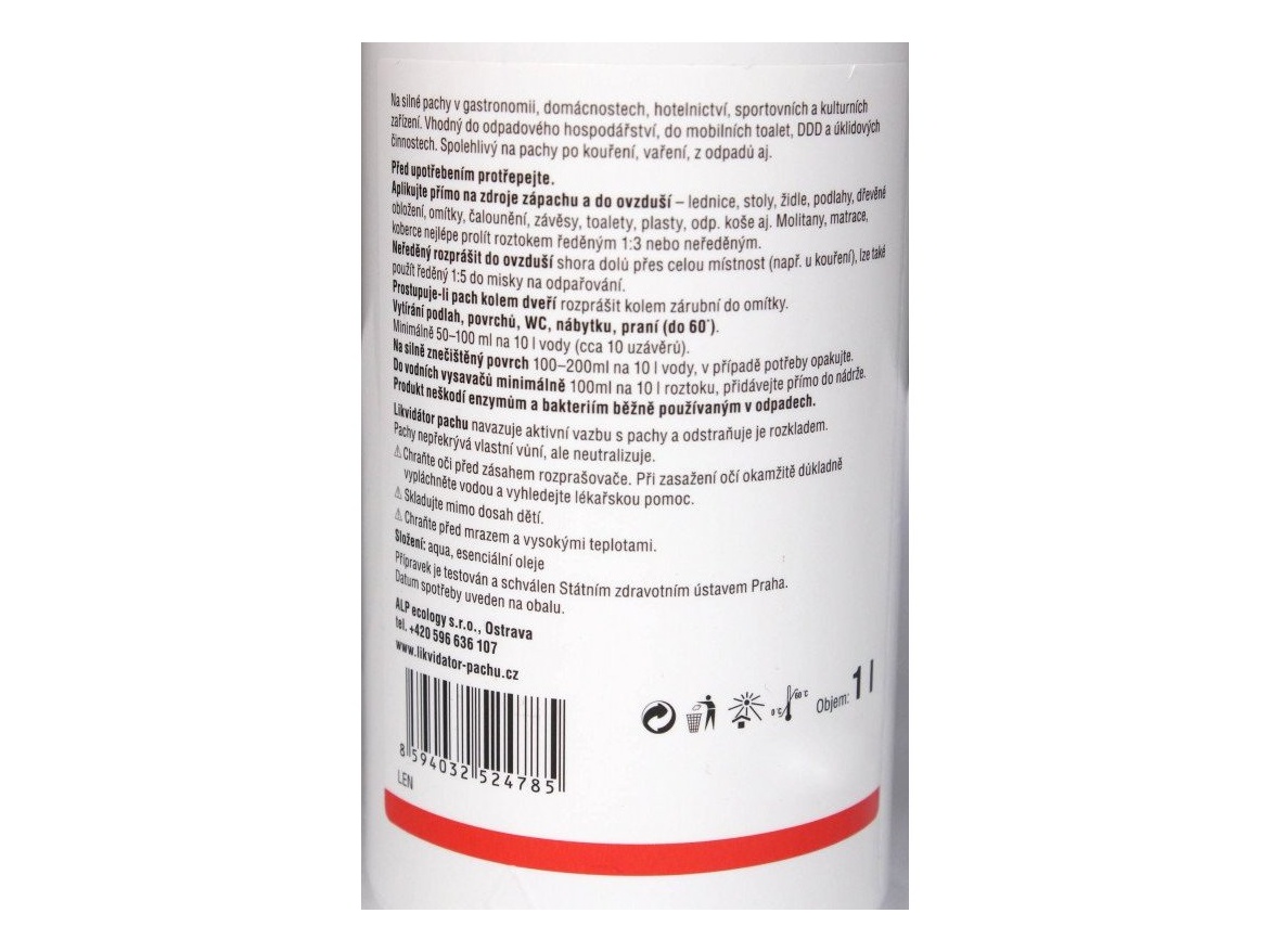 Příslušenství k vysoušečům Jet Dryer Likvidátor pachu ALP - Professional