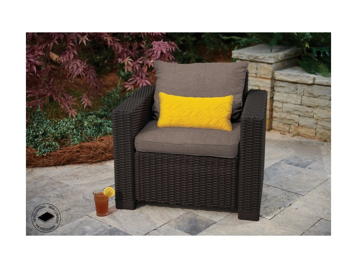 Keter Zahradní křesla  California Mix&Match Chair - 83 x 68 x 72 cm - 2ks - hnědá