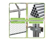 Scobax Kovový výběh - venkovní klec MRC 3x1x1 m