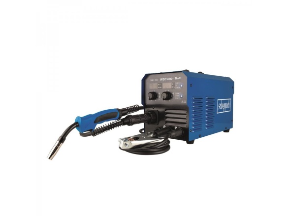 Digitální multisvářečka MMA/MIG/TIG/drátová elektroda Scheppach WSE 5000 MULTI