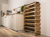 G21 Regál na víno  na 72 lahví, bambusový