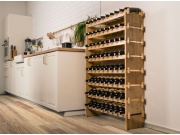 G21 Regál na víno  na 72 lahví, bambusový