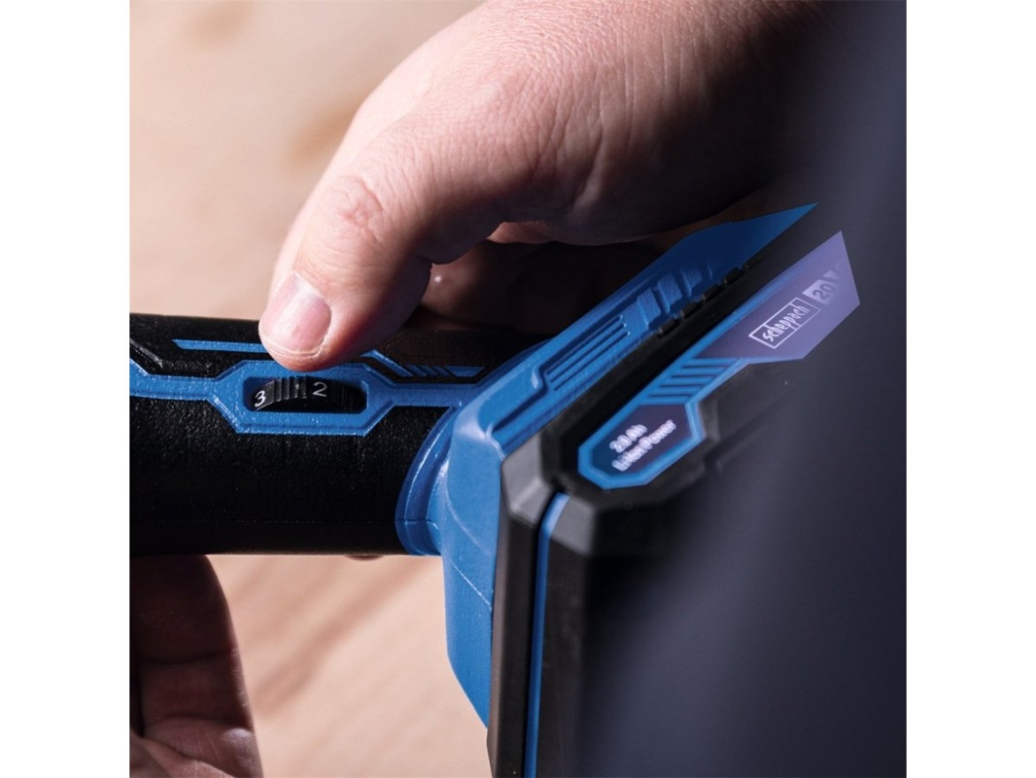 20 V IXES aku multifunkční nástroj (bez baterie a nabíječky) Scheppach C-MT40-X