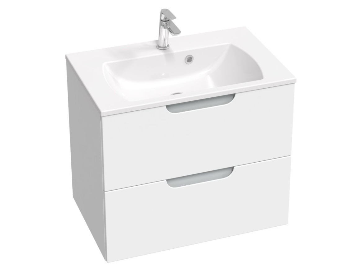 Ravak Umyvadlo Classic Slim 60, s otvorem pro baterii, s přepadem