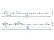 Trapézový plech Budmat TRB-18