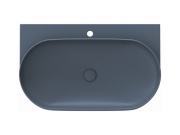 Ravak Umyvadlo Yard 80, s otvorem pro baterii, bez přepadu, Grey Green