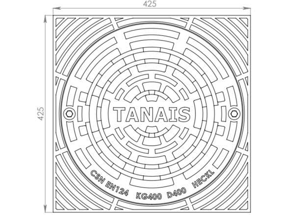 Vtoková mříž Heckl Tanais