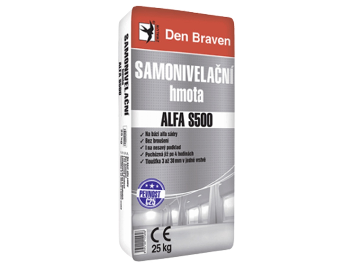 Alfa S500 Den Braven Samonivelační hmota