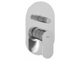 Ravak EL 061.20GB.O2 Podomietková batéria 2-cestná, Graphite Brushed