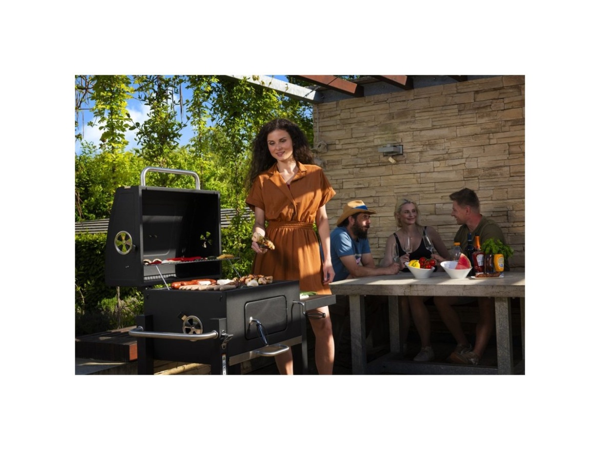 Gril na dřevěné uhlí  PRO Riwall PRO RCG 60