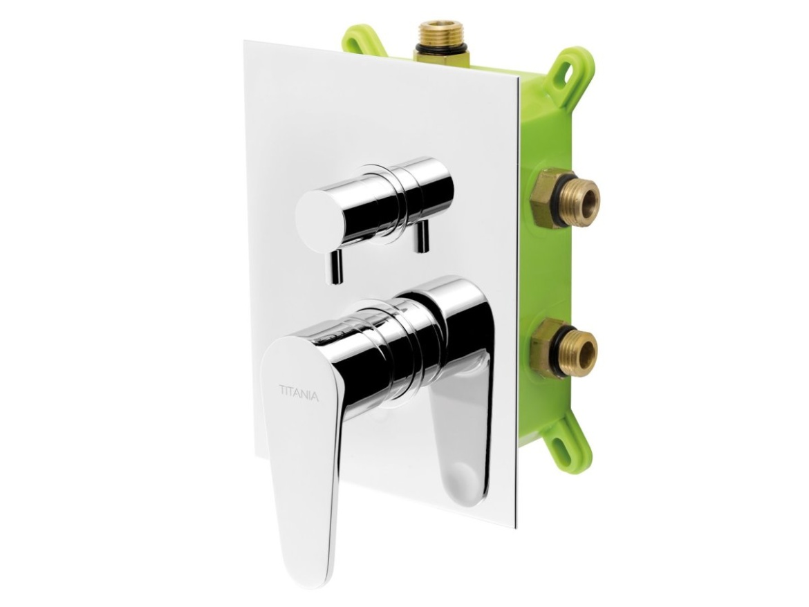 Novaservis Sprchová baterie Titania Fresh, chrom, podomítková, bez příslušenství,  BOX96051RX,0