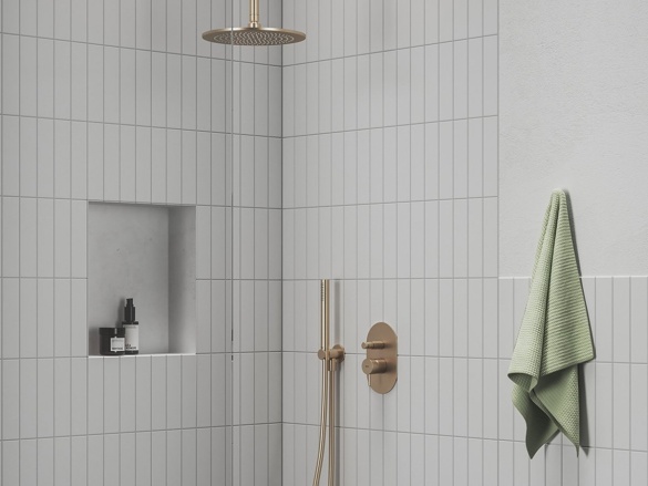 Ravak 951.60GLB Ručná sprcha, Gold Brushed