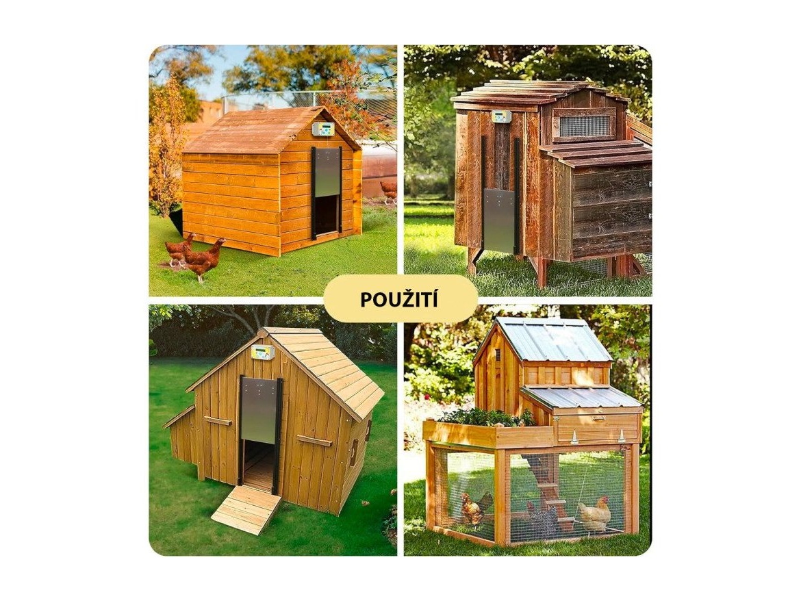 Scobax Automatické otevírání a zavírání kurníku PoultryKIT DUAL EXTRA