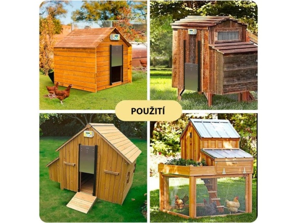 Scobax Automatické otevírání a zavírání kurníku PoultryKIT DUAL EXTRA