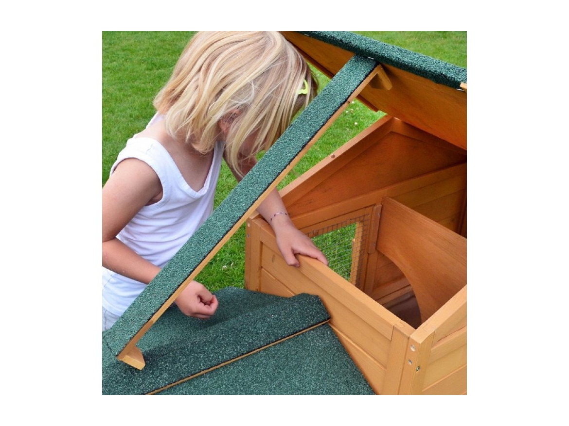 Dřevěná králíkárna Scobax Robin