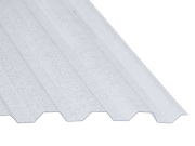 Palram Trapézový polykarbonát čirý s hrubou strukturou