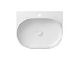Ravak Umyvadlo Yard 60, s otvorem pro baterii, bez přepadu, bílá matná