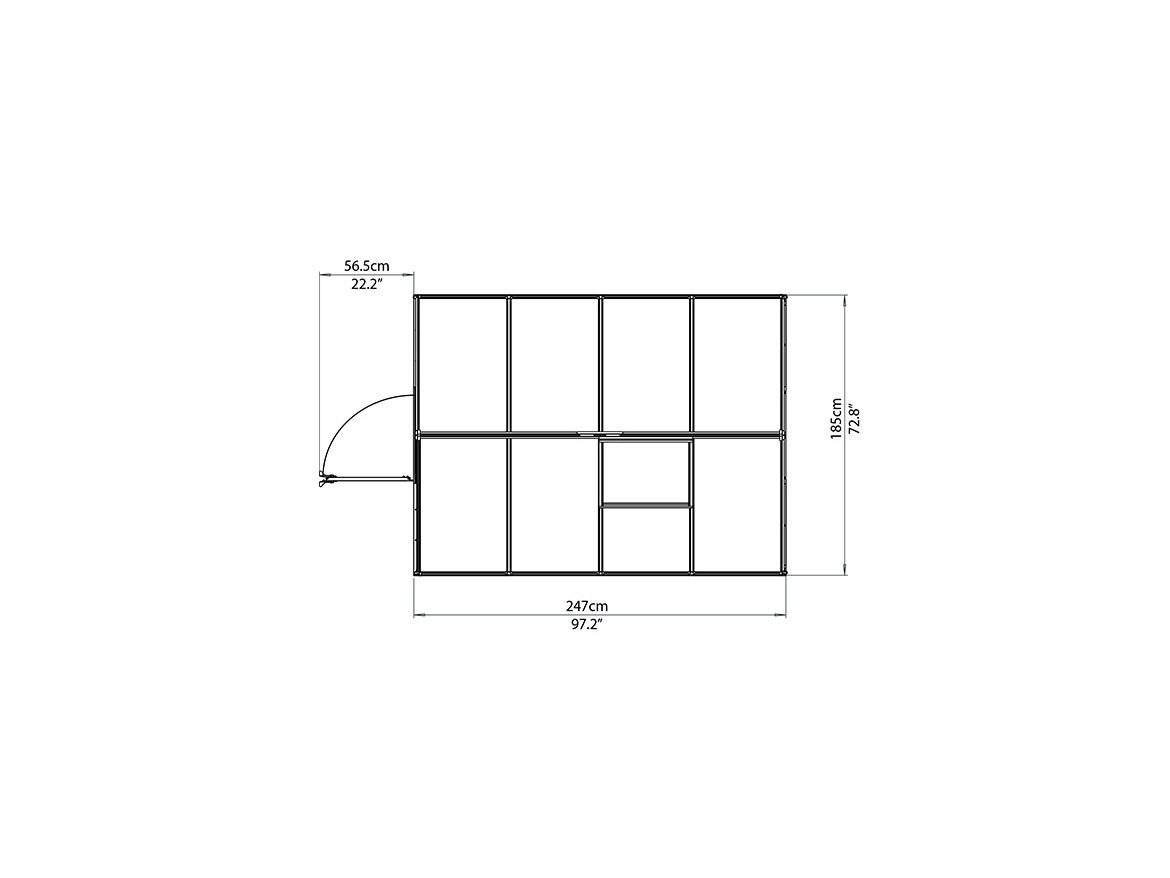 Skleník Palram Hybrid