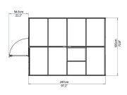 Üvegház Palram Hybrid