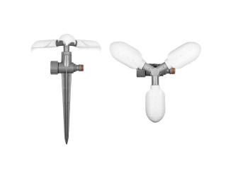 Výbava do skleníka –  Bradas Rotační zavlažovač 3 ramenný - zarážecí