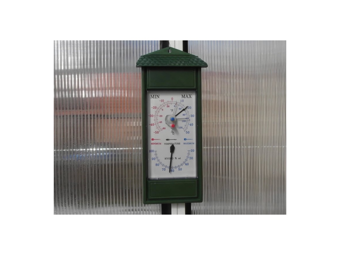 Teploměr Scobax bimetalový s vlhkoměrem