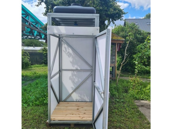 Weis A Zahradní sprcha kabinková s nádrží 150L