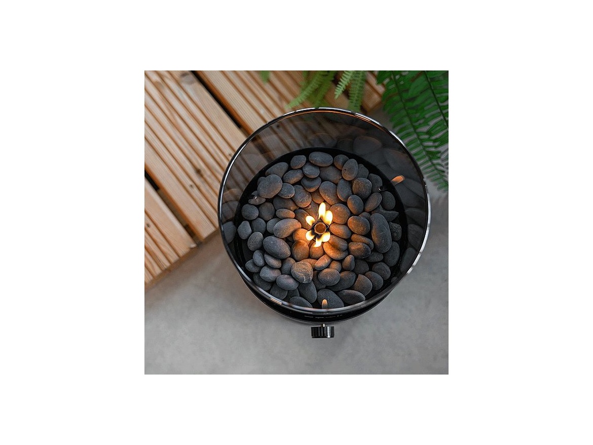 COSI Plynová lucerna - typ Cosiscoop XL - černý/kouřové sklo