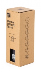 G21 Termoláhev  na pití, 350 ml, ocelově šedá