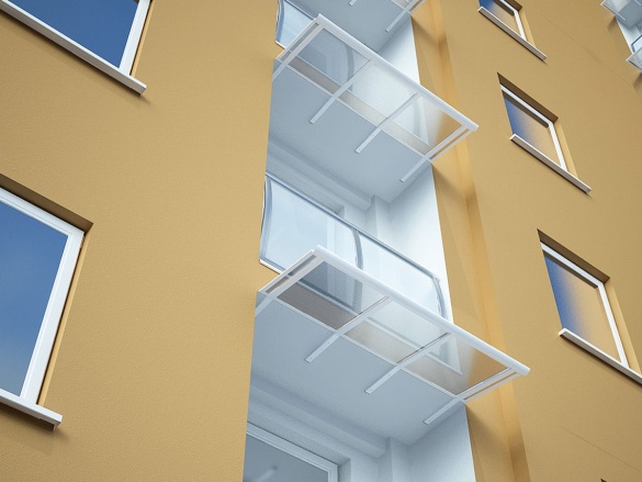 Vchodová stříška Scobax Savespot Tara