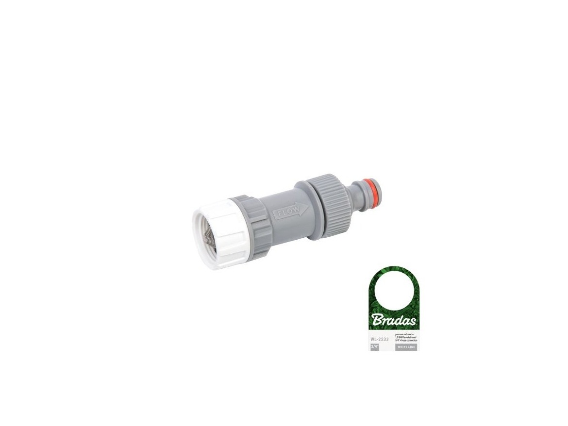 Bradas Regulátor tlaku s filtrem do 1 BAR, 3/4" - Bradas WHITE LINE