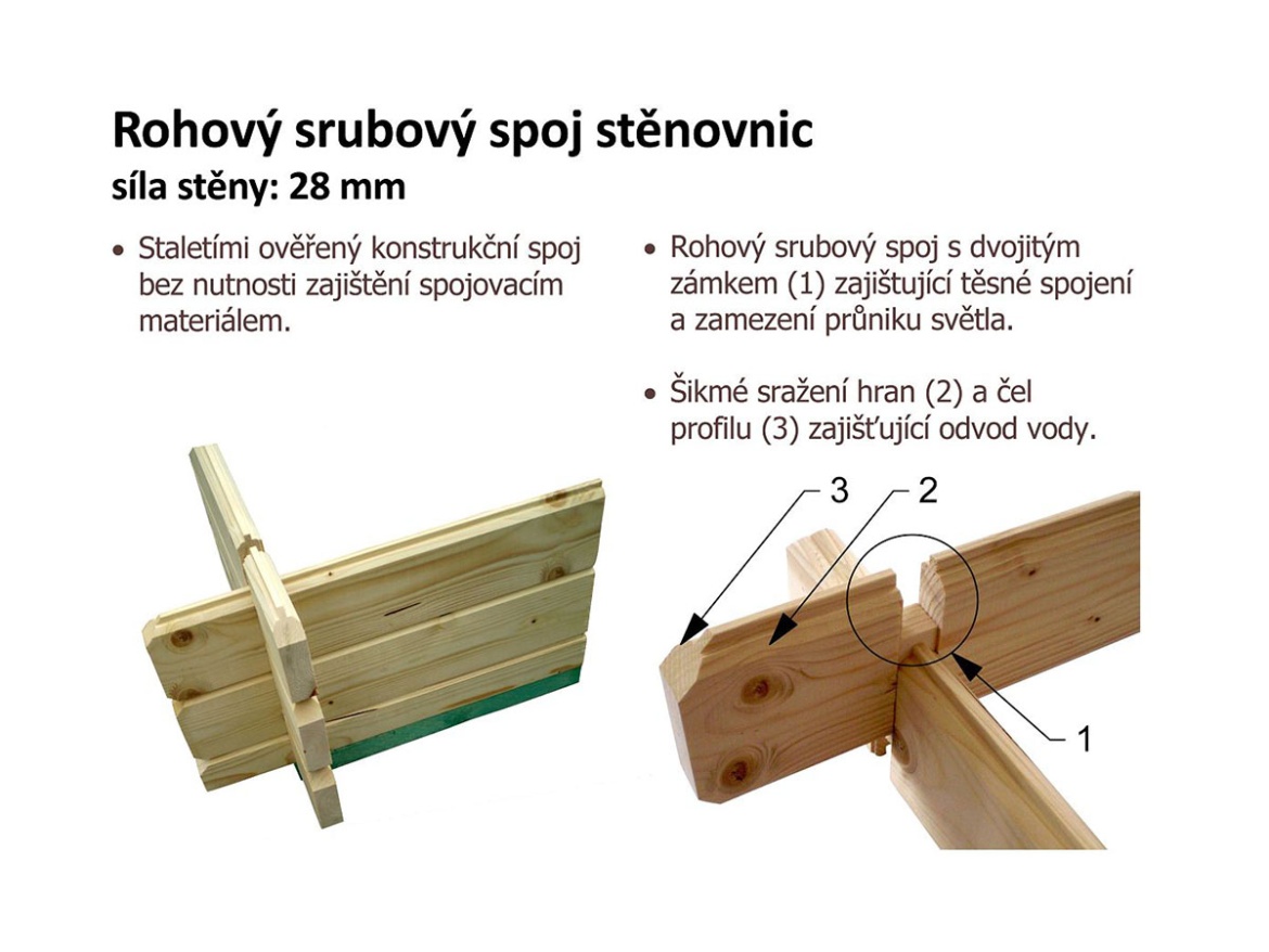 Fából készült kerti ház Česká Manufaktura Flint