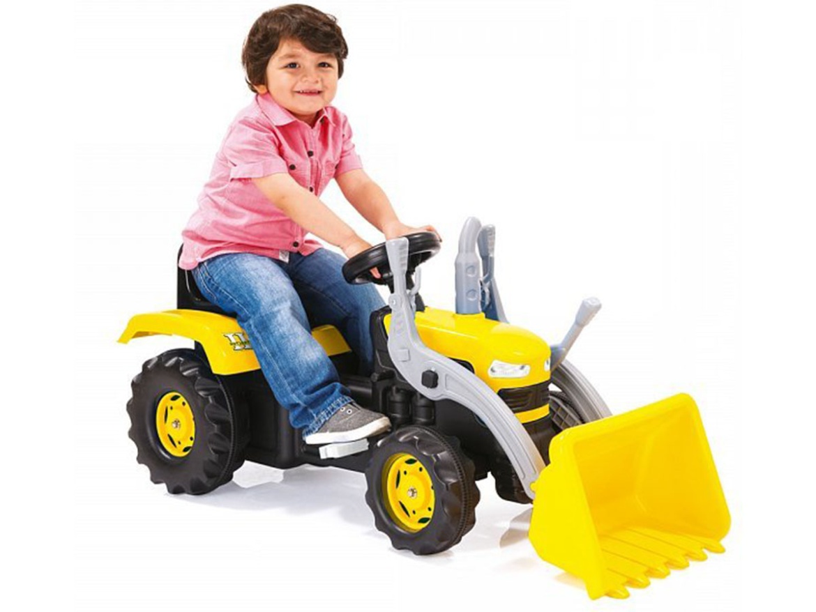 Dolu Šlapací traktor s rypadlem