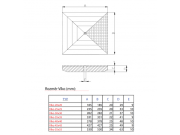 Dakota Poklop na revizní šachtu - zelený