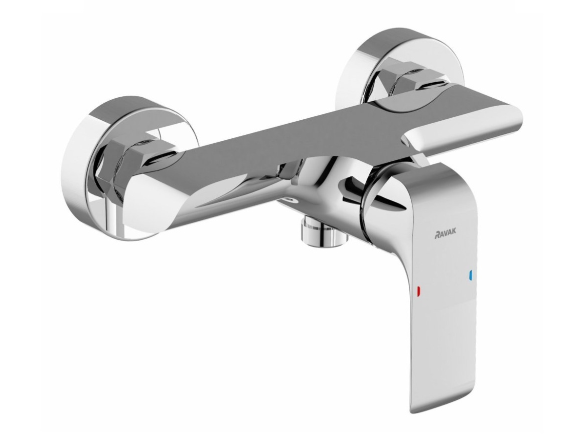 Ravak FL 032.20BLM Sprchová nástenná batéria bez sprchového setu, čierna matná