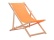 Fortus Zahradní lehátko klasik - oranžové