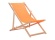 Fortus Zahradní lehátko klasik - oranžové