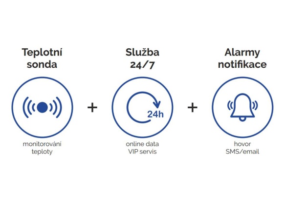 (s vlhkomerom) TESLA Teplotní senzor TETHP