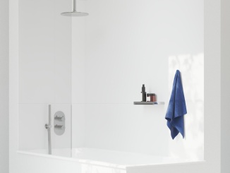 Podomítkové –  Ravak ES 067.10WV.O3.RB07C Termostatická podomietková batéria 3-cestná pre R-box, White Velvet