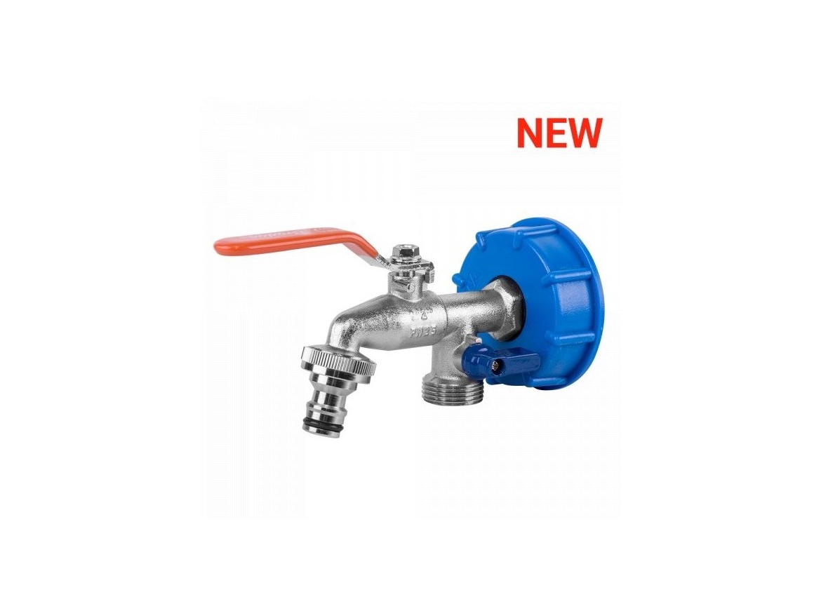 Bradas Redukce IBC nádrže se zahradním kohoutem a dvěma 3/4" výstupy