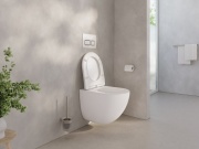 Ravak WC Chrome AquaSpin set, závěsný, bílá