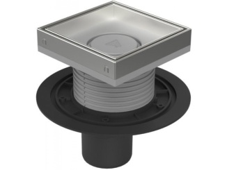 Technická sanita –  Chuděj PVSU 75 (univerzální) 150 x 150 mm, oceľ, Ceramics, K3, ne