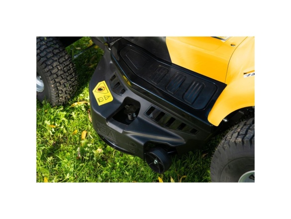 Dvouválcový travní traktor 102 cm se zadním výhozem a hydrostatickou převodovkou Riwall PRO RLT 102 HRD TWIN