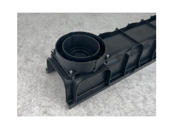 Covernit Plastový odtokový žlab A15 s pozinkovanou mříží (set 3 ks)