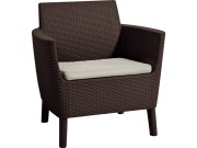 Keter Zahradní set  Salemo 3 Seater Sofa - hnědá / béžová